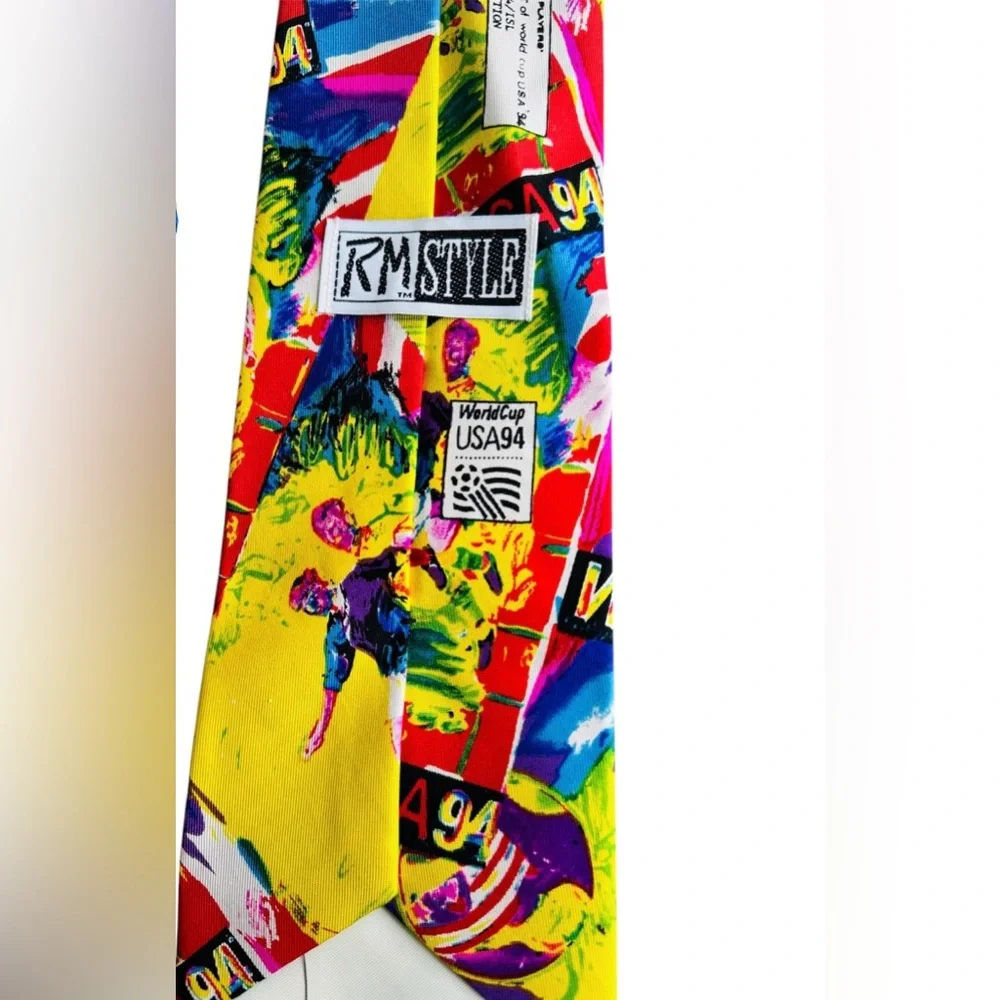 Vintage Limited Edition Peter Max World Cup 94’ Neck Tie RMSTYLE EUC